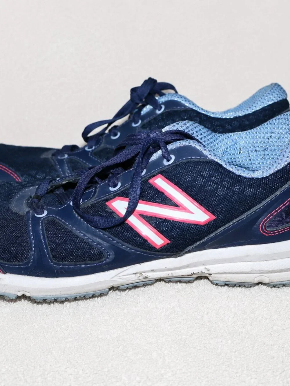 New Balance 577 Women's Running Shoes Navy Pink Gray Athletic Sneakers Size 6.5